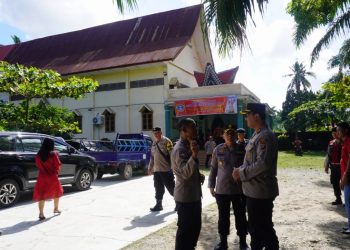 Kapolres Langkat Cek Langsung Pengamanan Perayaan Paskah 2025