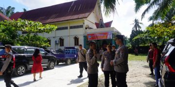 Kapolres Langkat Cek Langsung Pengamanan Perayaan Paskah 2025