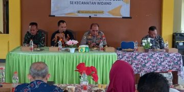 KONFERENSI Kepala Desa Sekecamatan Widang Serta Sosialisasi Kopdes Merah Putih.