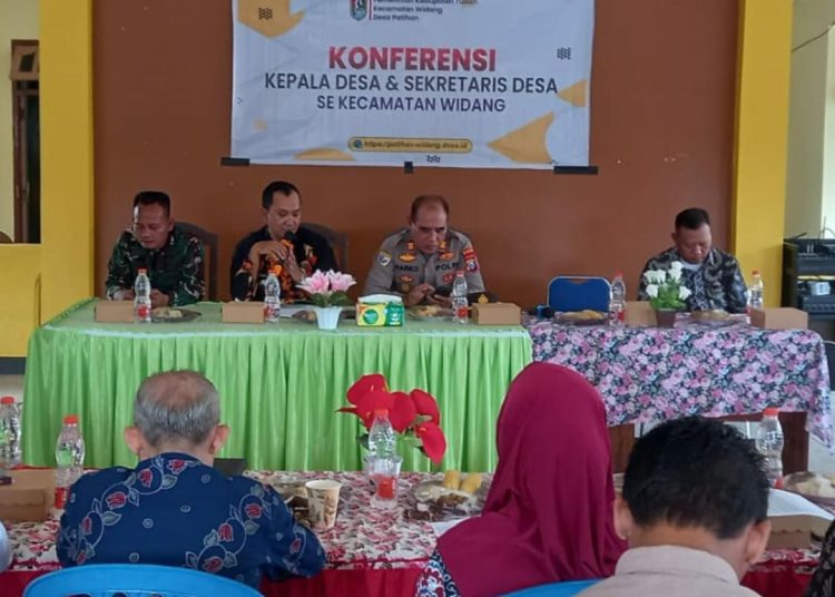 KONFERENSI Kepala Desa Sekecamatan Widang Serta Sosialisasi Kopdes Merah Putih.