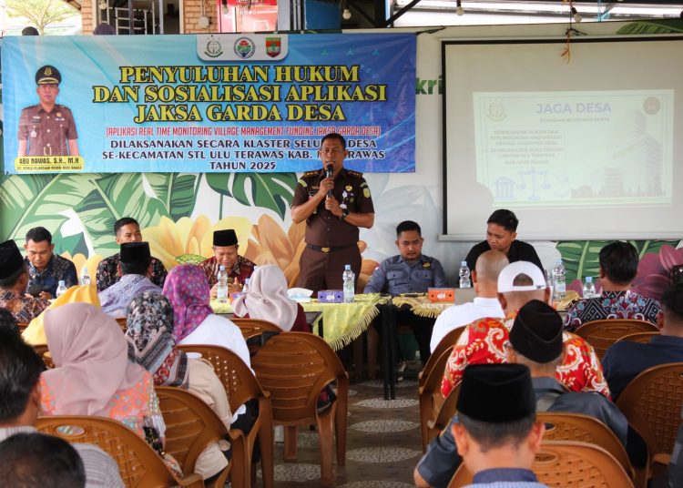 Kajari Musi Rawas Pimpin Kegiatan Penerangan Hukum Jaksa Garda Desa