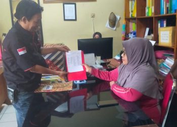 Kinprojamin Lembaga Anti Korupsi,, Resmi Melaporkan Kepala Desa Bone Putih kecamatan Tonra Di Polres Bone.