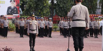 69 Personel Polres Langkat Naik Pangkat, Kapolres: Jadikan Motivasi untuk Terus Mengabdi
