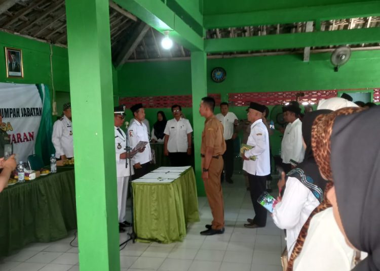 Pelantikan Kepala Dusun Banjaran Desa Banjaran Baureno.