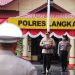 Kapolres Langkat Pimpinan Apel Gelar Pasukan Dalam Rangka Ops Kepolisian Patuh Toba 2025