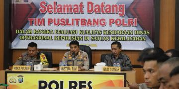 Puslitbang Polri Lakukan Penelitian Evaluasi Kualitas Kendaraan Dinas di Polres Langkat