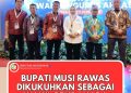 Bupati Musi Rawas Hj.Ratna Machmud Dikukuhkan Sebagai Wakil BENDUM APKASI