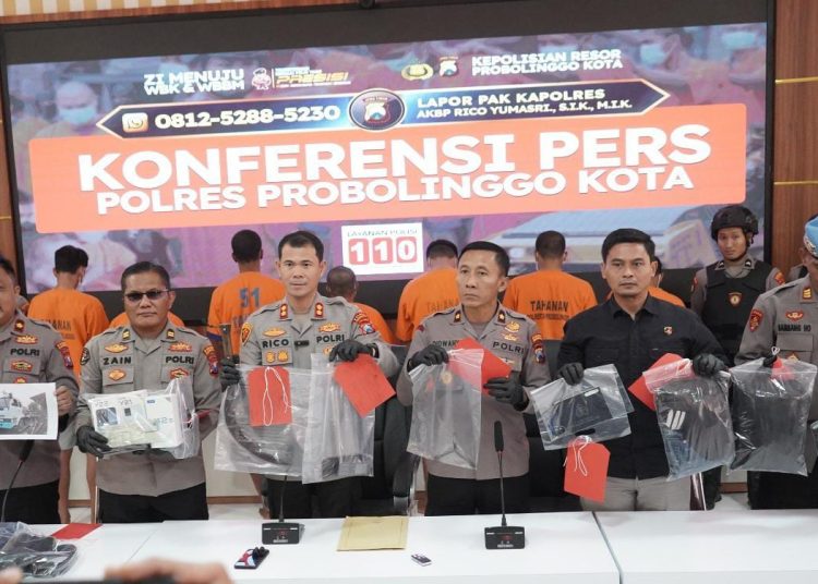 Pelaku Perampokan di Kedopok Berhasil Diamankan Oleh Jajaran Polres Probolinggo Kota