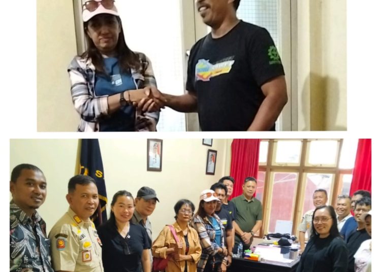 Oknum Satpol PP Manado diduga Lakukan Kekerasan Fisik Terhadap Hafipa Bachmid Pendemo Warga Dendengan Dalam .Berakhir Damai