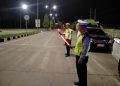 Patroli Blue Light Satlantas Polres Langkat Antisipasi Premanisme di Jalan Raya