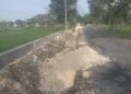 Proyek Pembangunan pelebaran Jalan Raya Widang Simogilis Diduga Asal-asalan