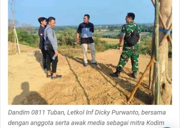 Kodim 0811Tuban Siapkan Kampung Terpadu Untuk Lomba Pembinaan Teretorial Tingkat Nasional