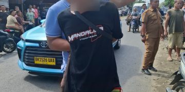 Hitungan Menit, Polsek Salapian Berhasil Tangkap Pelaku Pembacokan