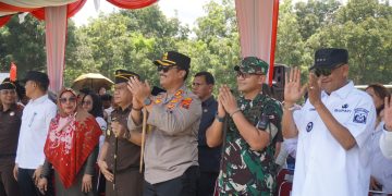 Kapolres Langkat Hadiri puncak peringatan BBH yang ke-78 Pangkalan Berandan