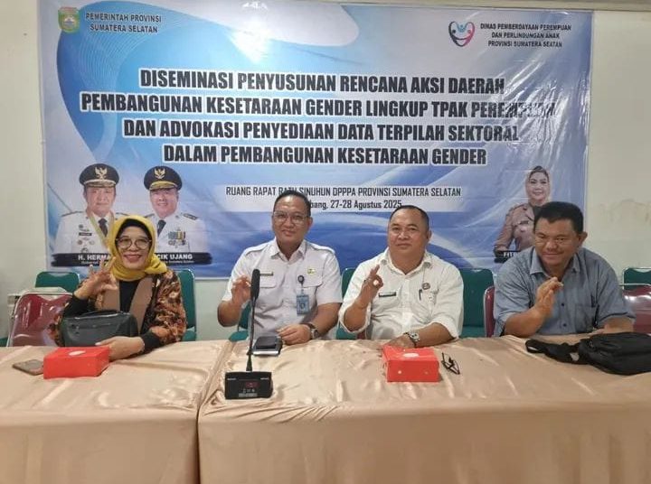 Kepala Dinas PPPA Musi Rawas M.Rozak Menghadiri Diseminasi Penyusunan RAD Kesetaraan Gender di Palembang