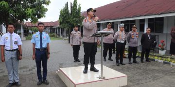 Cegah Kenakalan Remaja,Bulling serta Manfaat Tertib Berlalu Lintas Kapolres Langkat Beri Pesan Penting ke Pelajar Putra Jaya Jabal Rahmah