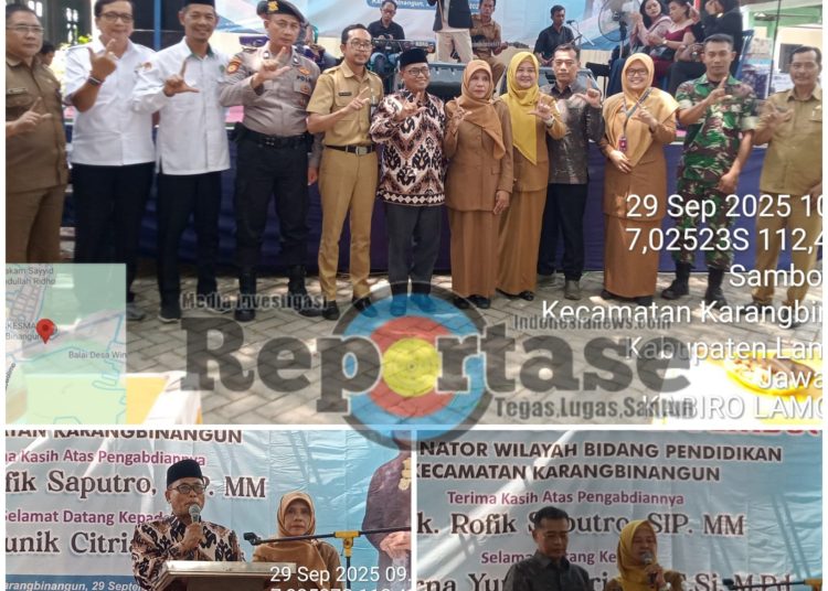 Silahturahim dan Pisah Sambut Korwil Pendidikan Kecamatan Karangbinangun