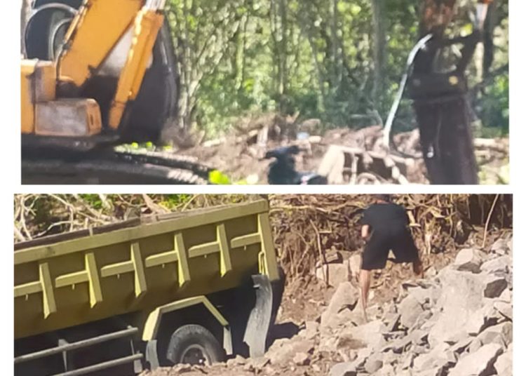 Kinprojamin “, Minta Kapolres Bone Tutup Dua Tambang Ilegal Di Desa Patimpen Kecamatan Patimpen, Merusak Badan jalan