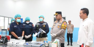 Kapolres Tuban AKBP William Cornelis Tanasale, S.I.K Dampingi Pejabat Utama Laksanakan Pengecekan Progres Pembangunan Dua SPPG