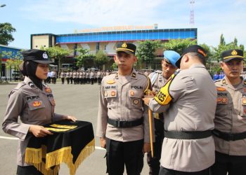 Acara Pengukuhan Perwira Samapta Polres Tuban Di Pimpin Langsung Oleh Kapolres AKBP William Cornelis Tanasale, S,I,K
