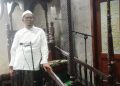 Podium/Mimbar Unik : Terbuat Dari Kayu Ulin Diukir Berpilin-pilin