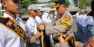 Pengukuhan Pelajar Terpilih Jadi Duta Kamtibmas Yang Di Pimpin Oleh Kapolres Tuban AKBP William Cornelis Tanasale S,I,K.