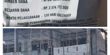 2,5 Milyar Revitalisasi SMK 1 Bone Sarat Dikorupsi Tipikor Diminta periksa Kepsek ,”Suap,” Oknum LSM 10 Juta