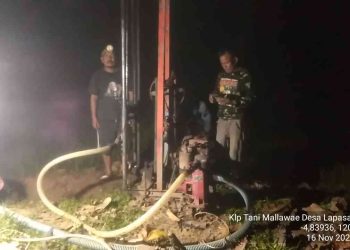 Kelompok Tani Malawae Desa Lapasa Kecamatan Mare Target Seminggu Proyek Bantuan Sumur bor Selesai Dengan Anggaran, 126.417 200 APBN 2025