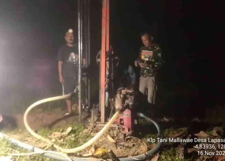 Kelompok Tani Malawae Desa Lapasa Kecamatan Mare Target Seminggu Proyek Bantuan Sumur bor Selesai Dengan Anggaran, 126.417 200 APBN 2025