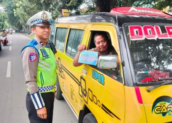 Polres Langkat Gencarkan Sosialisasi Operasi Zebra Toba 2025
