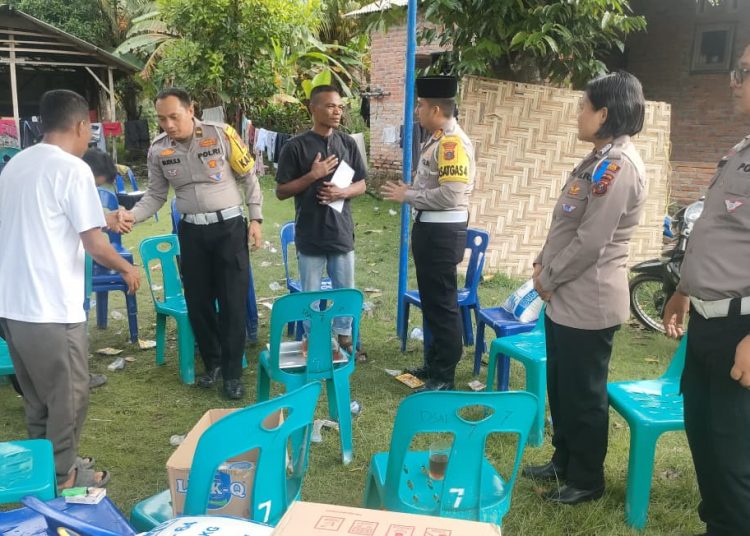 Polres Langkat Lakukan Sambang Duka kepada Keluarga Korban Laka Lantas, Wujud Kepedulian Polri Hadir di Tengah Masyarakat