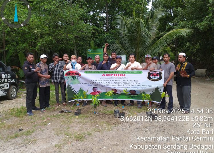 Dalam Rangka Hari Penanaman Pohon Se-Dunia, Lembaga Lingkungan Hidup AMPHIBI Sumut Usung Tema “Mari Jaga Lingkungan Demi Generasi Selanjutnya