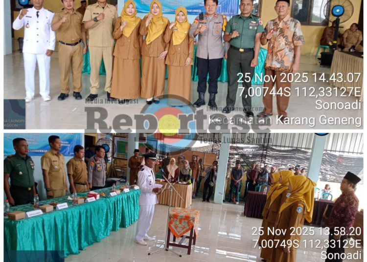 Pelantikan Perangkat Desa Sonoadi Berjalan Dengan Lancar