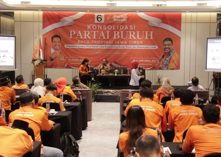 Konsolidasi Partai Buruh Jatim, Tekankan Fokus Perjuangan Kesejahteraan Rakyat Kecil