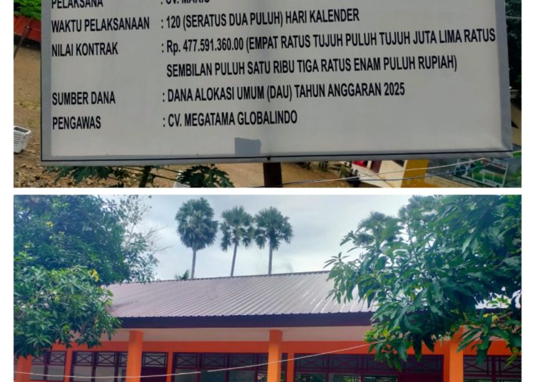 Wartawan Dan LSM Jadi ,”Tumbal,” CV Mario Diduga Mark-up Proyek 2025 Rehab SDN 259 Soppeng 
