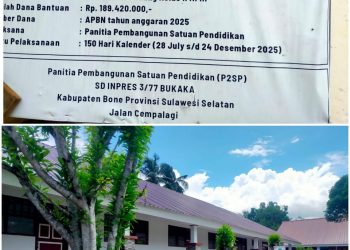 Lembaga Antikorupsi Kinprojamin,” Akan Melaporkan SD Inpres 3/77 Bukaka Di Tipikor Polres Bone.