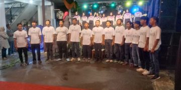 Dari Gebyar Panggung 55 Tahun Resco : Walau Diguyur Hujan Rimis-rimis, Warga Sawo Tetap Optimis