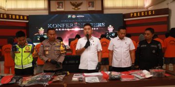 Kasus Kriminalitas di Wilayah Hukum Polres Tuban Tahun 2025 Ini Mengalami Kenaikan Dibanding Dengan Tahun 2024 Lalu