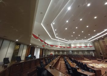 Sempat Terdampak Angin Puting Beliung, Gedung DPRD Bojonegoro Kini Kembali Normal