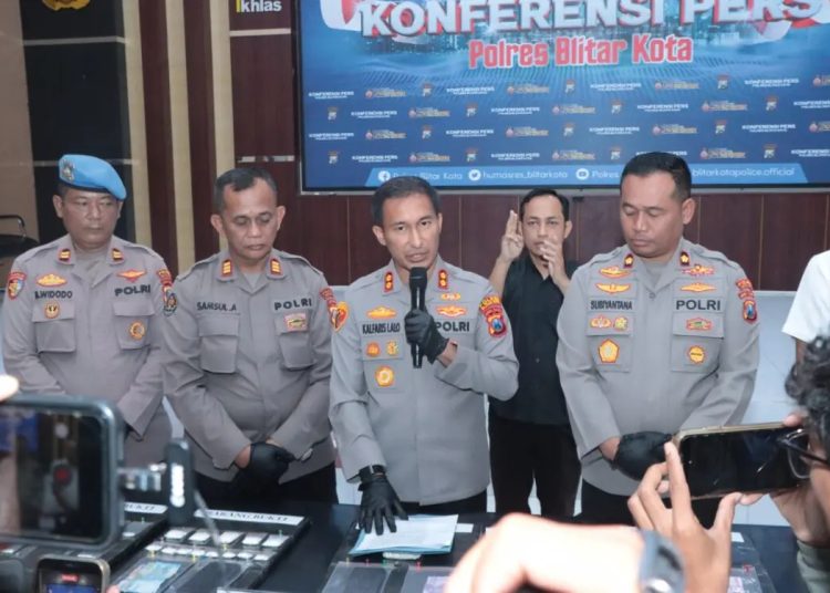 Polres Blitar Kota Mengungkap 5 Kasus Narkoba, Dan Sita 1.258 Pil Double L dan 13,3 Gram Sabu