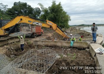 Menghadapi Dinamika Alam Bengawan Solo, PU SDA dan Kontraktor Susun Perbaikan Lanjutan