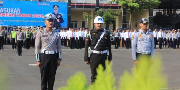 Jelang Romadhon dan Idzul Fitri Polres Tuban Laksanakan Apel Gelar Pasukan Operasi Keselamatan Semeru 2026