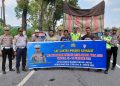 Sat Lantas Polres Langkat Gelar Ramp Check Kendaraan dalam Ops Keselamatan Toba 2026