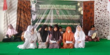 Istighosah Bersama Dalam Pembukaan Gedung Baru : Yayasan Masjid Al-Abror Bergema Dengan Semangat Baru