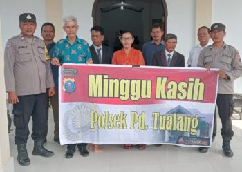 Polsek Padang Tualang Amankan Ibadah Minggu, Kapolres Langkat Tegaskan Komitmen Jaga Toleransi