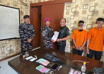 Polres Langkat Terima Pelimpahan Dua Diduga Pelaku Narkotika dari Pos Kamla Pangkalan Susu