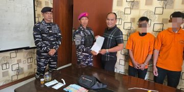 Polres Langkat Terima Pelimpahan Dua Diduga Pelaku Narkotika dari Pos Kamla Pangkalan Susu