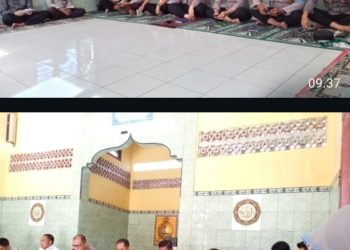 Menguatkan Iman,Meneguhkan Integritas Personel,Polsek Talang Ubi Gelar Binrohtal Rutin