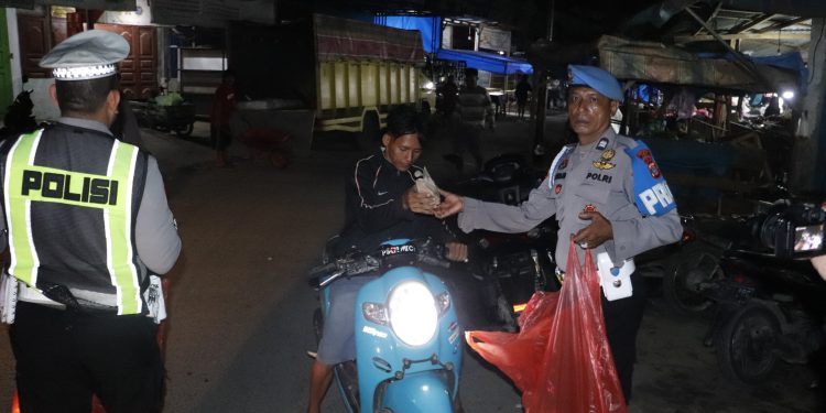 Usai Sholat Subuh, Polres Langkat Sisir Titik Rawan Cegah Gangguan Kamtibmas
