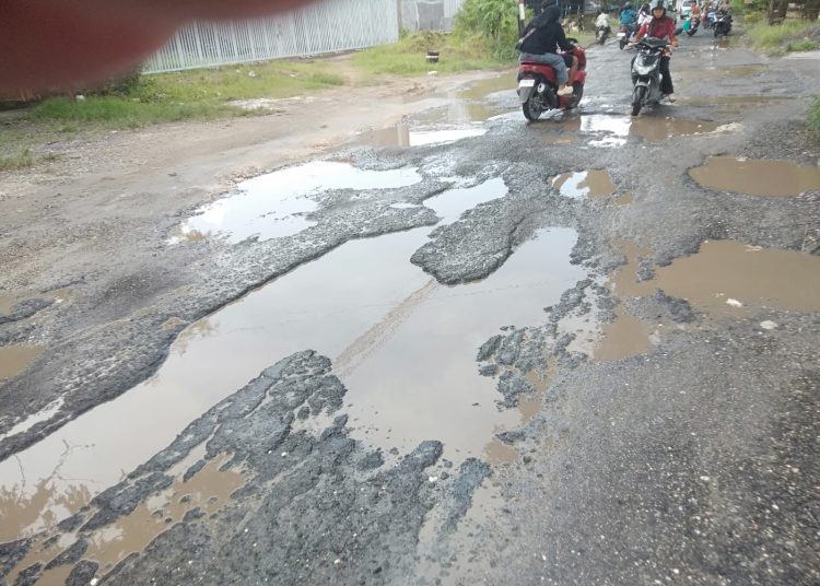 Jalan Raya Poros Kecamatan Pucuk- Sekaran Hingga Maduran Banyak Berlubang dan Sering Menyebabkan Laka Lantas Roda Dua